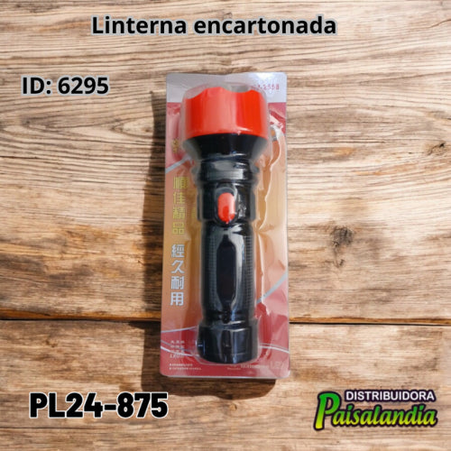 Linterna encartonada PL24-875 17x6 cm (UND)