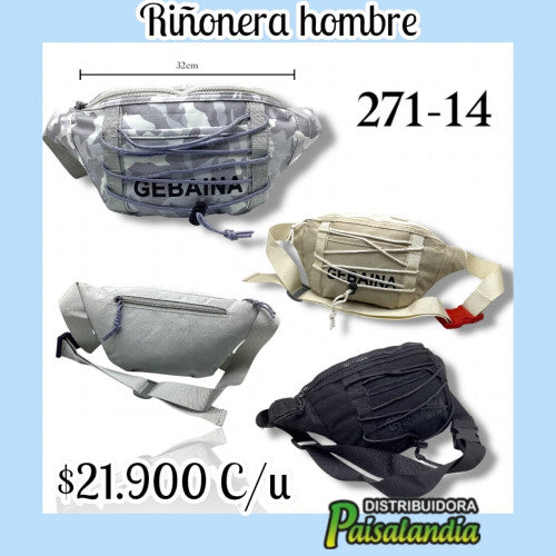 Riñonera hombre Gebaina cordón 271-14 (UND)