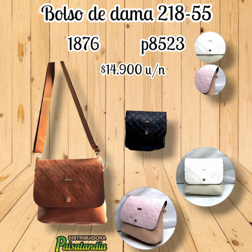 Bolso de dama colores surtidos 218-55 (UND)