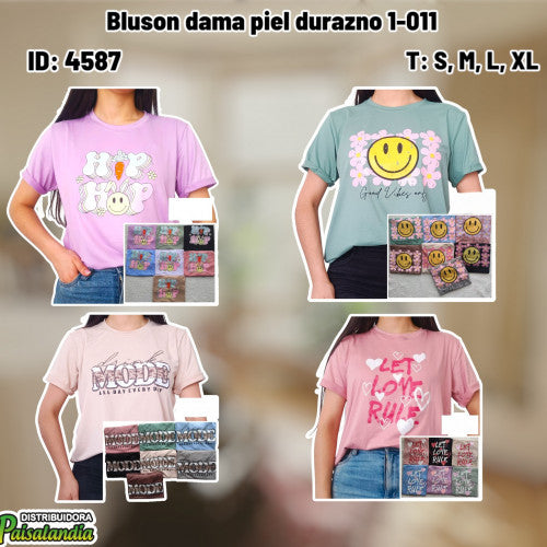 Bluson dama piel durazno 1-011 (UND)