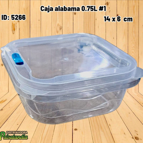 Caja alabama 0.75L #1 (UND)
