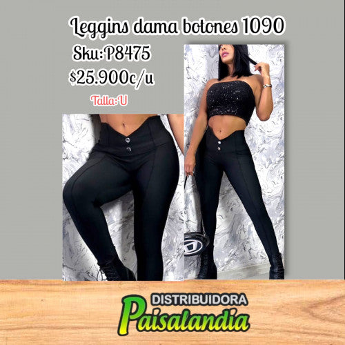 Leggins botones 1090 (UND)