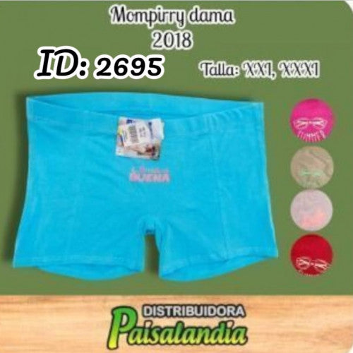 Mompirry dama fondo entero extragrande XXL- XXXL (UND)