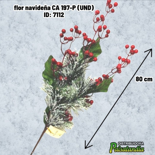 flor navideña CA 197-P (UND)