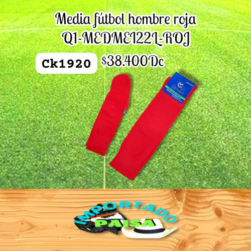 Media futbol Colven Roja Q1-MEDMEI22L