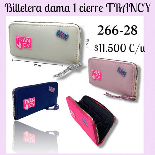 Billetera dama un cierre TRANCY 266-28 (UND)