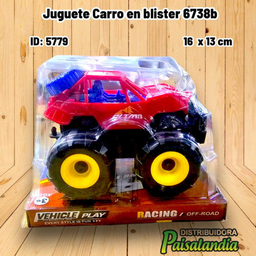 Juguete Carro en blister 6738b (UND)