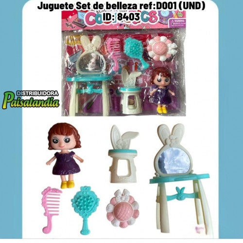 Juguete Set de belleza ref:D001 (UND)