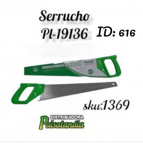 Serrucho madera ferretería PL-19136 (UND)