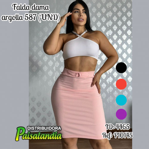Falda dama argolla 587 (UND)