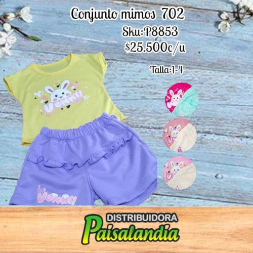 Conjunto Mimos T. 1-4 ref. 702 (UND)