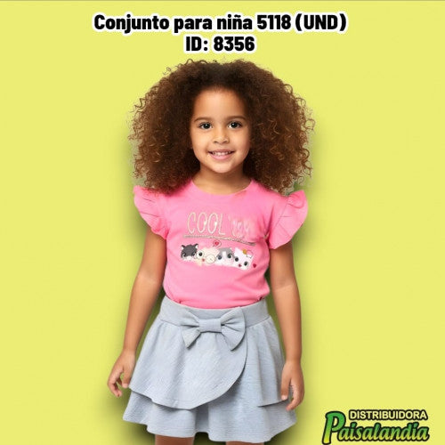 Conjunto para niña 5118 (UND)