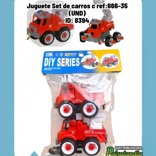 Juguete Set de carros c ref:666-35 (UND)