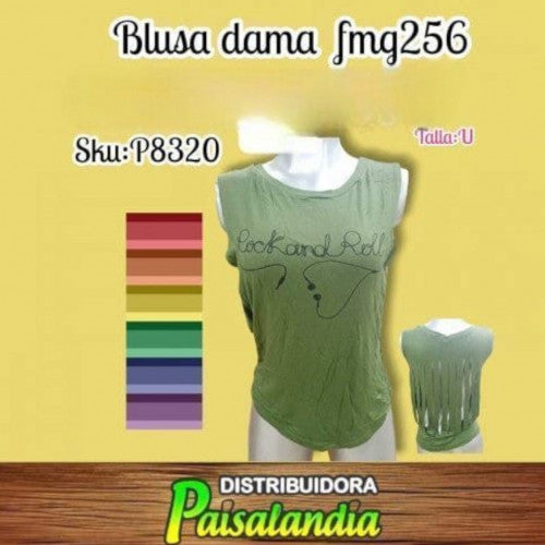 Blusa dama siza corte en esplda fmg256 (DC)