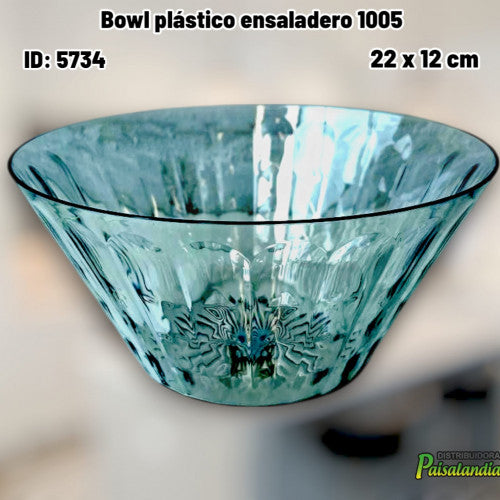 Bowl plástico ensaladero 1005 (UND)