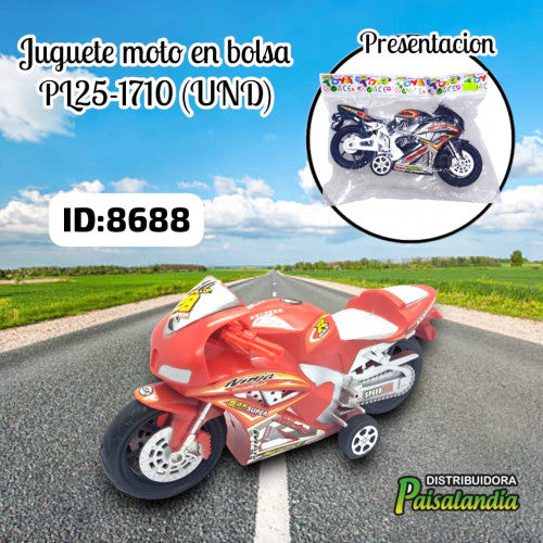 Juguete moto en bolsa PL25-1710 (UND)