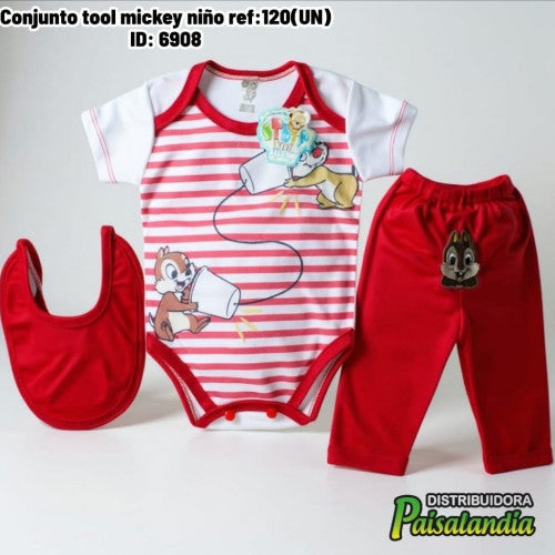 Conjunto tool mickey niño ref:120(UN)