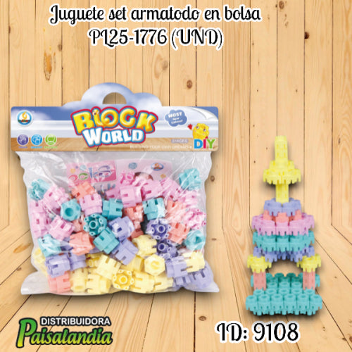 Juguete set armatodo en bolsa PL25-1776 (UND)
