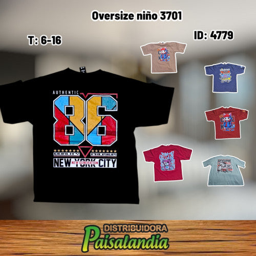 Oversize niño 3701 (UND)