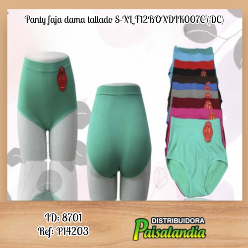 Panty faja dama tallado S-XL F12BOXDIK007C (DC)