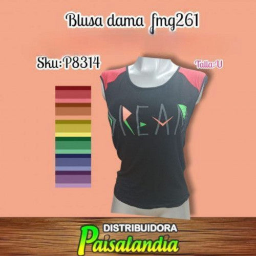 Blusa dama combinada fmg261 (DC)
