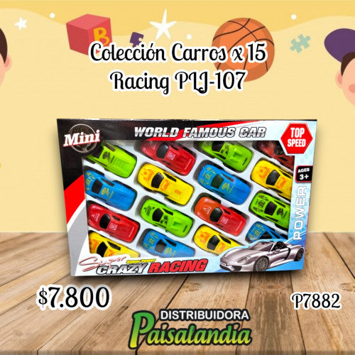 Juguete set de carro PLJ-107 (UND)