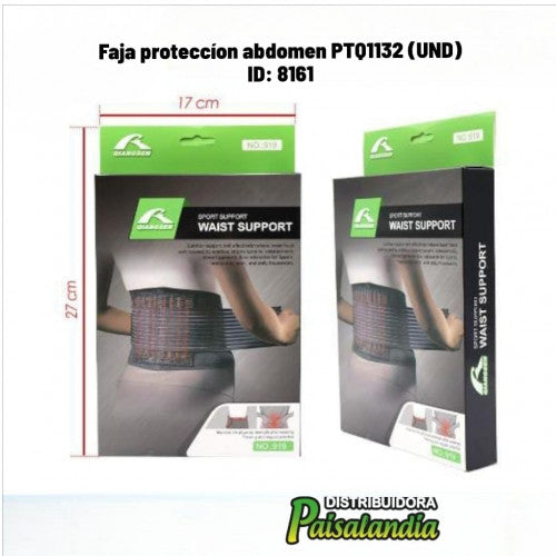Faja proteccíon abdomen PTQ1132 (UND)