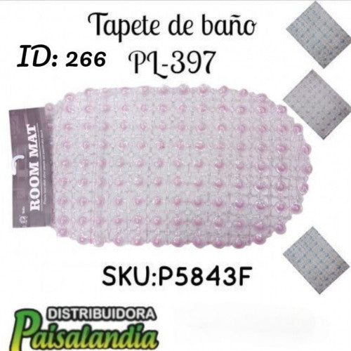 Tapete de baño colores surtidos PL-397 (UND)