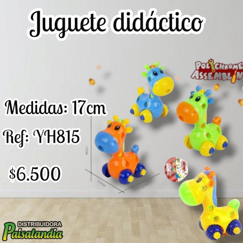 Juguete didáctico animales YH815-LOC (UND)