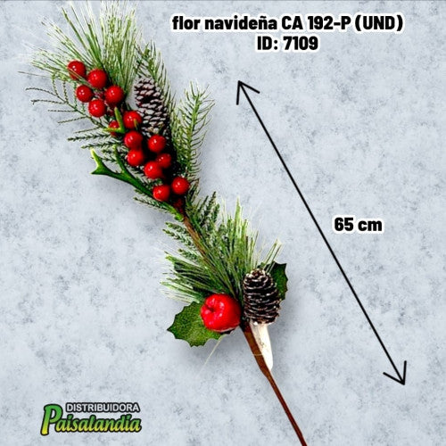 flor navideña CA 192-P (UND)