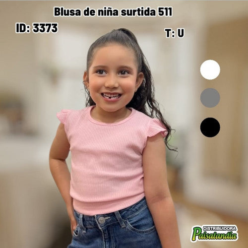 Blusa de niña surtida 511 (UND)