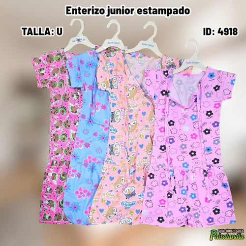 Enterizo junior estampado (UND)