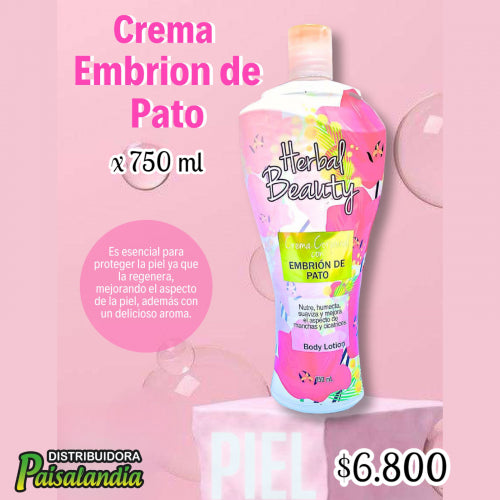 Crema embrión de pato (UND)