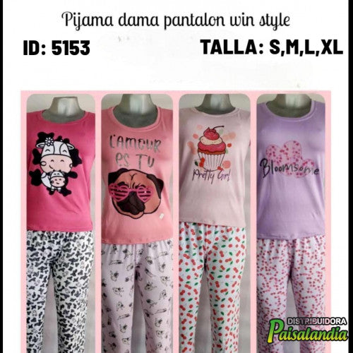 pijama dama pantalon win style (UND)
