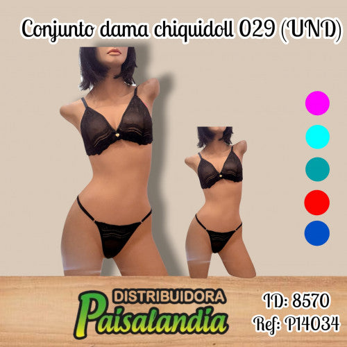 Conjunto dama chiquidoll 029 (UND)