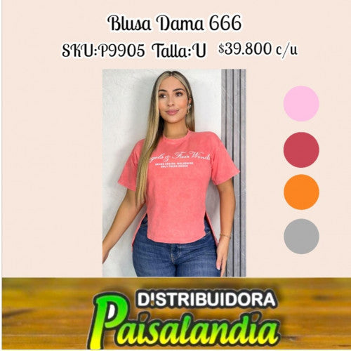 blusa dama 666 (UND)