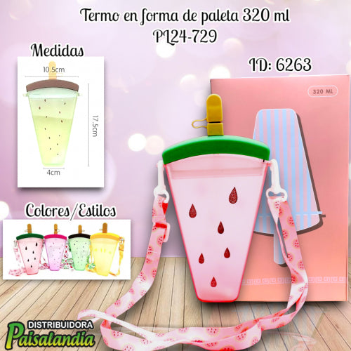 Termo en forma de paleta 320 ml PL24-729 (UND)
