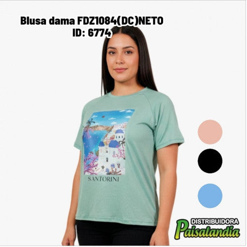 Blusa dama FDZ1084(DC)NETO