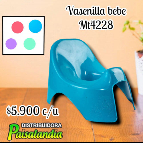 Vasenilla para bebé colores surtidos MT4228 (UND)