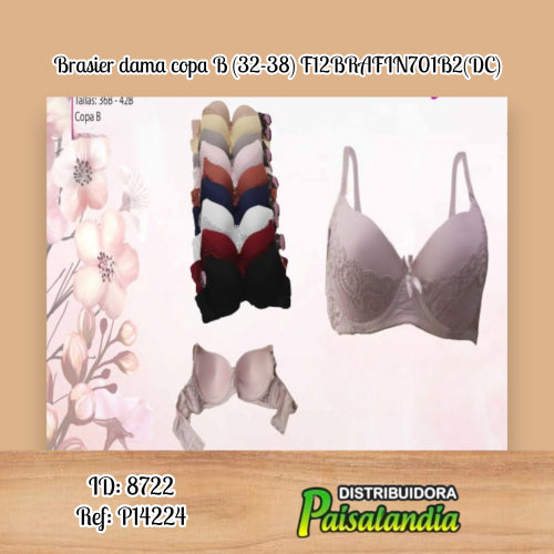 Brasier dama copa B (32-38) F12BRAFIN701B2(DC)