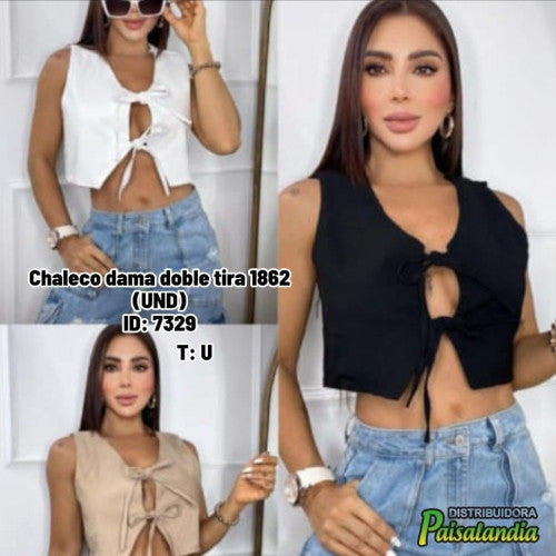 Chaleco dama doble tira 1862 (UND)