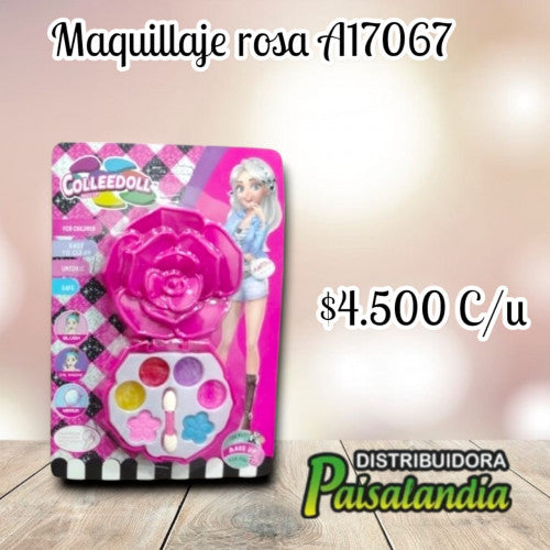Maquillaje rosa infantil en caja A17067 (UND)