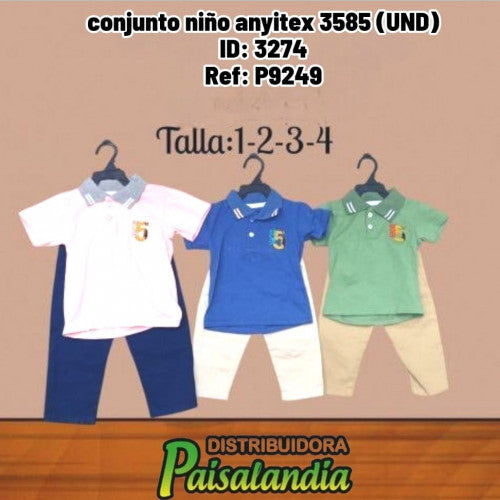 conjunto niño anyitex 3585 (UND)