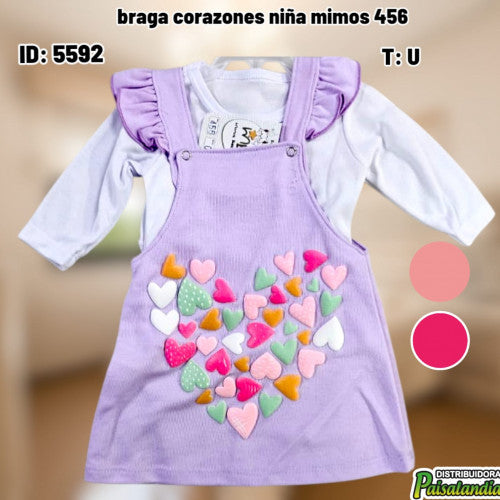braga corazones niña mimos 456 (UND)
