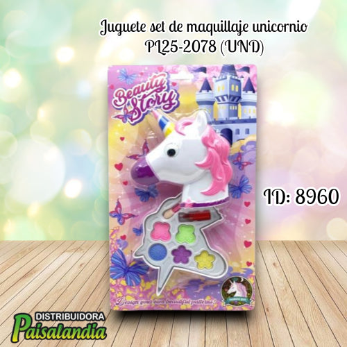 Juguete set de maquillaje unicornio PL25-2078 (UND)