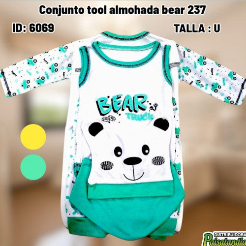 Conjunto tool almohada bear 237 (UND)