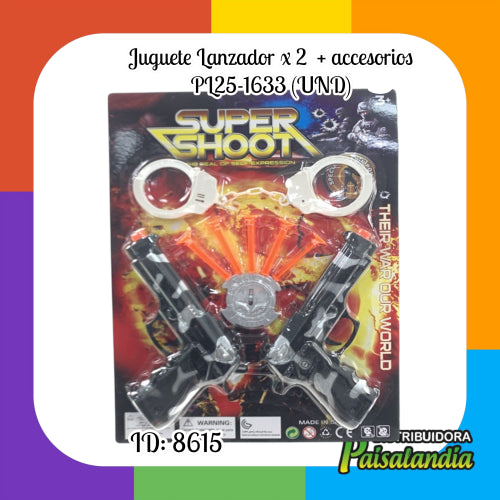 Juguete Lanzador + accesorios PL25-1633 (UND)