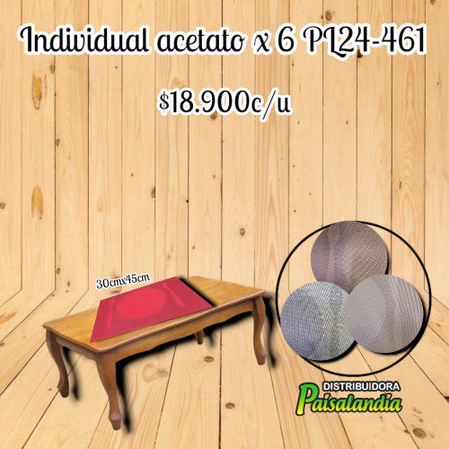 Individual de mesa PL24-461