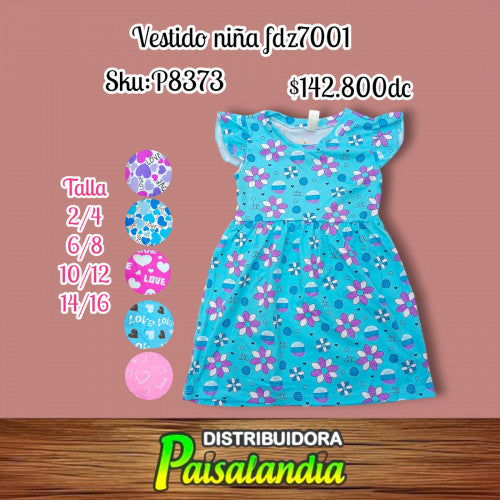 Vestido de niña fdz7001