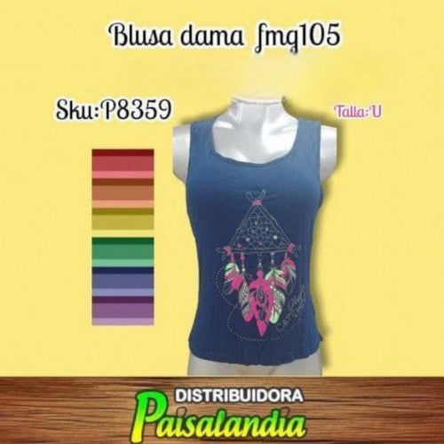 Blusa Dama cola de pato fmg105 (DC)